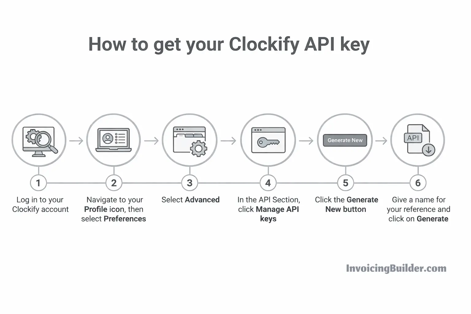 Clockify to Invoice in 5 Minutes | Free Tool | InvoicingBuilder